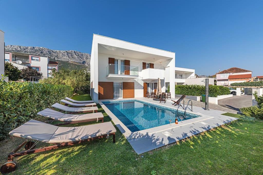 Luxury Villa Tina With Private Heated Pool Kaštela 외부 사진